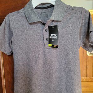 Slazenger youth golf polo shirt UPF 30 NWT